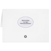 Name Day-pearl in oyster shell Cards (Back Horizontal)