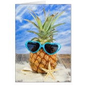 Name Day-pineapple wearing heart sunglasses (Front)