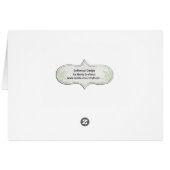 Name Day- red shoe and cupcake Cards (Back Horizontal)