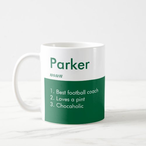 Name Definition Coffee Mug