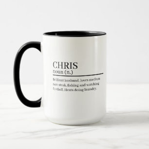 Name Definition Cup, Personalized Name Definition  Mug