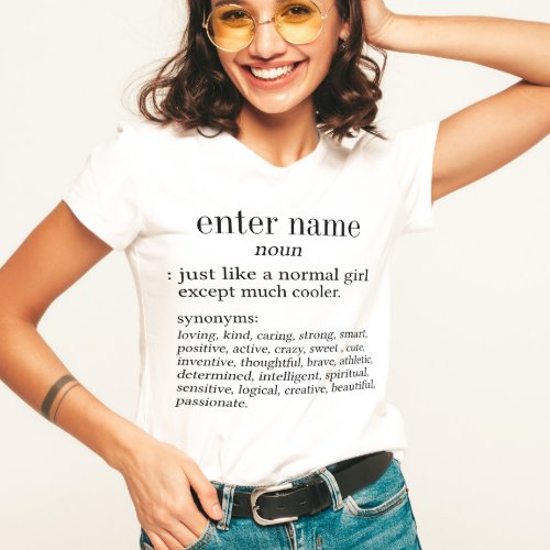 Name definition for her T_Shirt