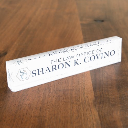 Name Desk Plate