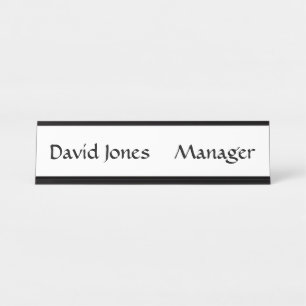 Name Desk Plate Desk Name Plate