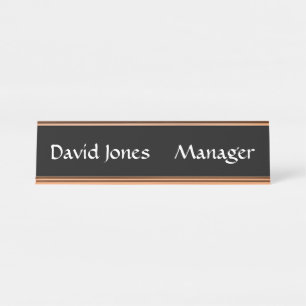 Name Desk Plate Desk Name Plate