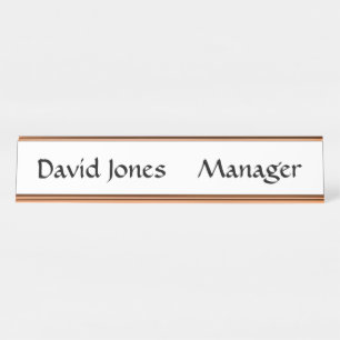 Name Desk Plate Desk Name Plate