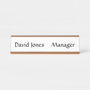 Name Desk Plate  Desk Name Plate