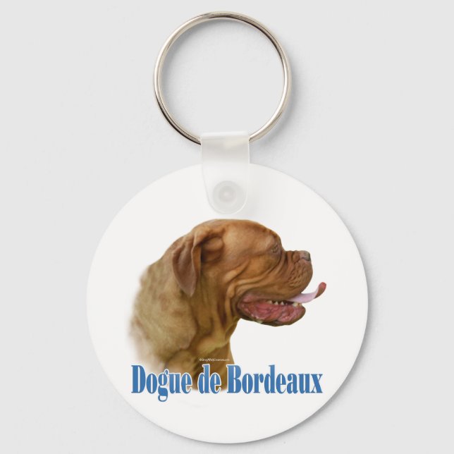 Name Dogue de Bordeaux  Keychain (Front)