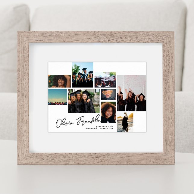 Name Editable Collage Photo Grad 2023 School Poster (Creator Uploaded)