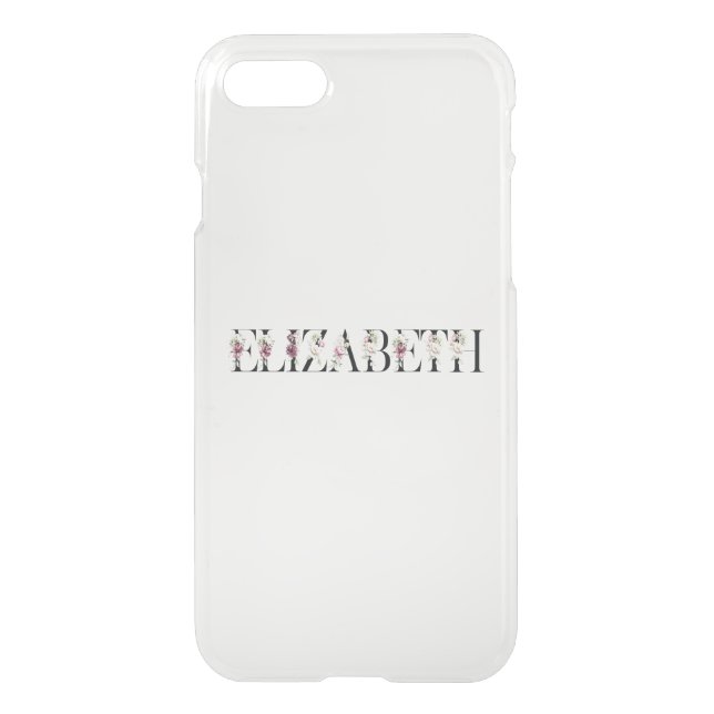 Name Elizabeth Uncommon iPhone Case (Back)