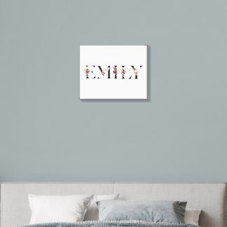 Name Emily Canvas Photo Tile