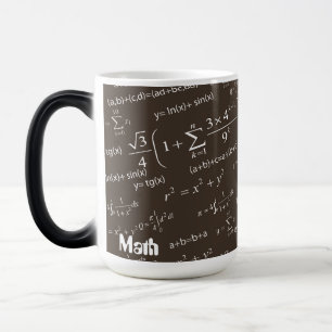 Name Equations for Math Teachers and Students Color Morph Mug