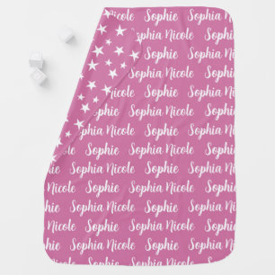 Name Fleece Baby Blanket