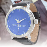 Name Girl Boy Women Men | Royal Blue Elegant Watch<br><div class="desc">Personalized Name Girl Boy Women Men | Royal Blue Elegant Modern Watch | Classic | Elegant | Trendy | Stylish | Gift. You can choose to add your name, the name of a loved one, or a special message. Whether it's a heartfelt gift for someone dear to you or a...</div>