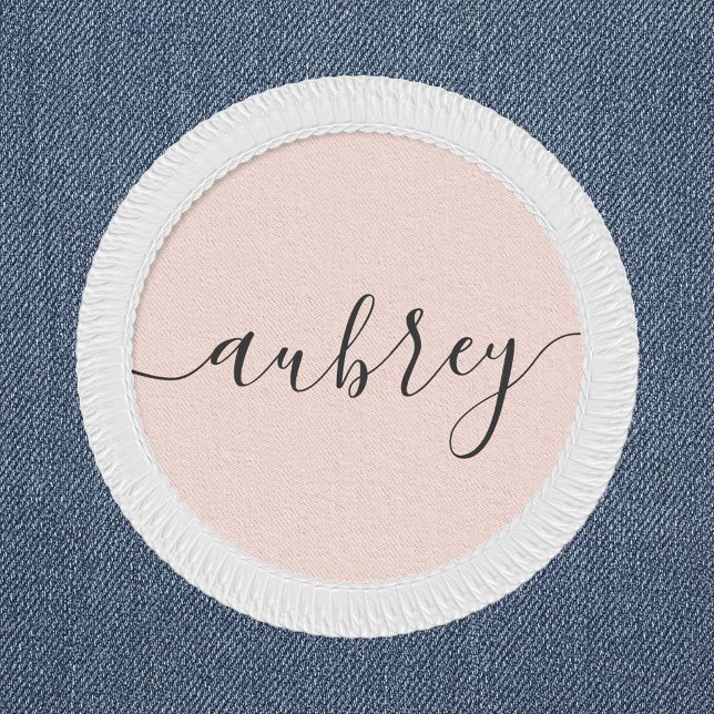 Name Girly Script Handwritten Pink Patch (Creator Uploaded)