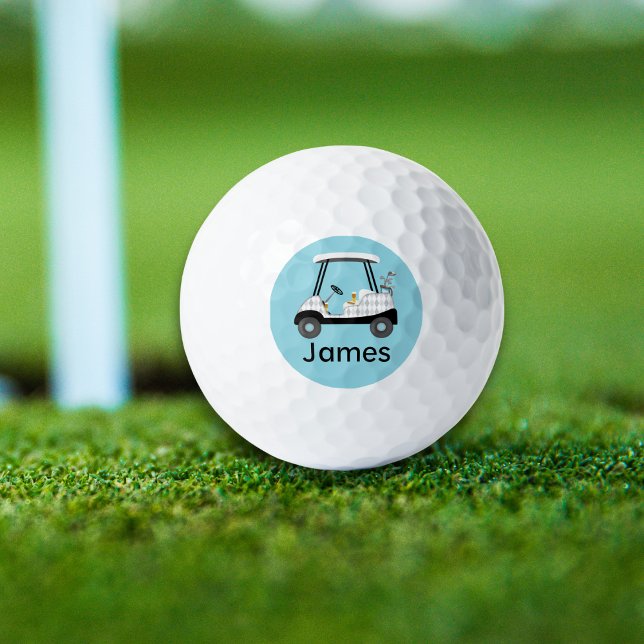 Name Golf Cart With Beer, Hot Dog Golf Balls (Creator Uploaded)