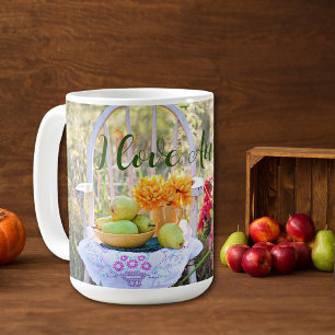 Name, Gorgeous Autumn Color Print 15oz Coffee Mug