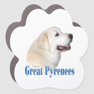 Name Great Pyrenees Car Magnet