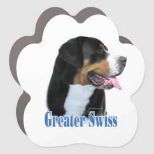 Name Greater Swiss Mountain Dog Car Magnet