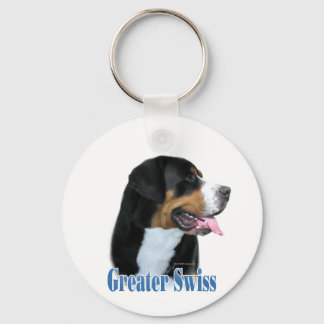 Name Greater Swiss Mountain Dog Keychain