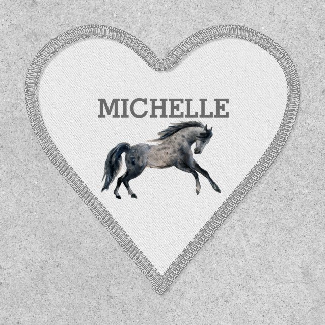 Name Horse Lover Custom Patch (Front)