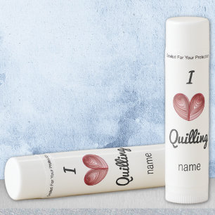 Name, I (heart) Quilling, (12) Flavored Lip Balm