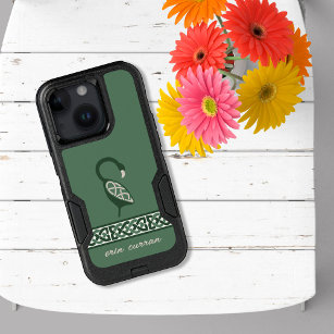 Name Irish Knot Border Decorative Bird OtterBox iPhone 14 Pro Case