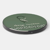 Name Irish Knot Border Decorative Bird Wireless Charger (Front 2)
