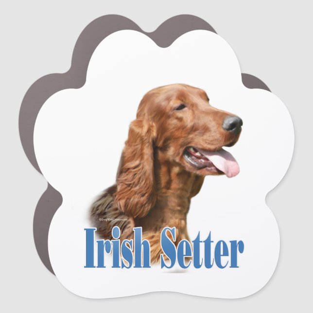 Name Irish Setter  Car Magnet (Front)