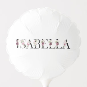 Name Isabella Balloon