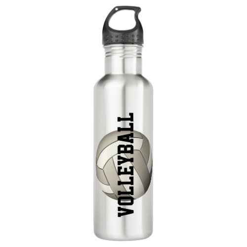 name jersey number custom girls volleyball stainless steel water bottle