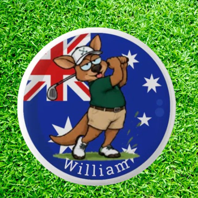  Name kangaroo Golfer Button (instantly sparking smiles, conversations)
