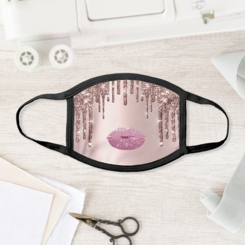 Name Kiss Lips Pinky Drips Makeup Cotton Covid Face Mask