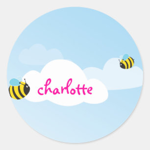NAME LABEL :: bees in the sky 1