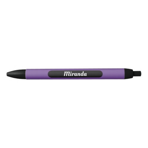 Name Label Personalized Purple Property Pen