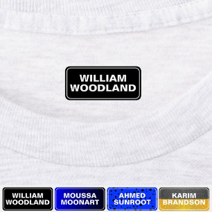 Name Labels for Care Homes (For Boys' Clothes)