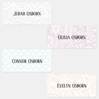 Name Labels for clothing