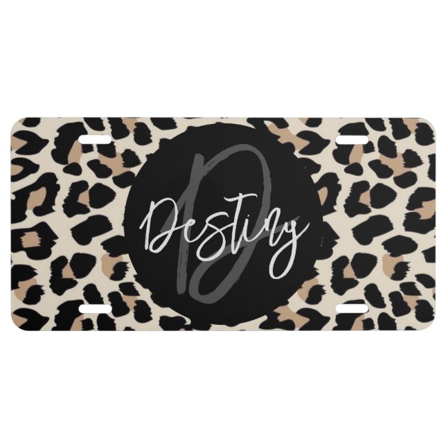 Name License Plate (Front)