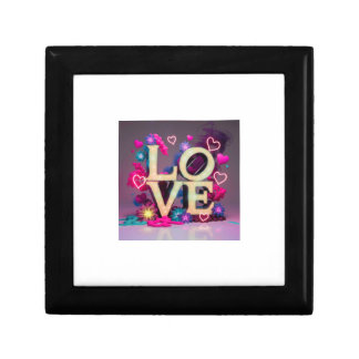 name Love collage Gift Box