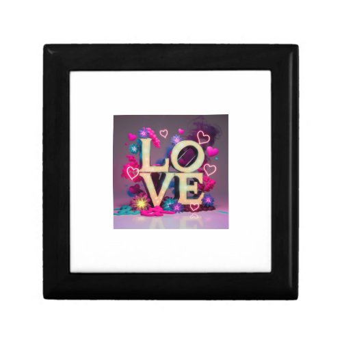 name Love collage Gift Box