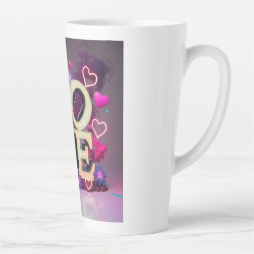 name Love collage Latte Mug