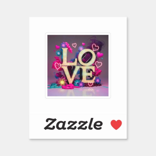 name Love collage Sticker