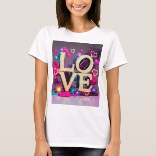 name Love collage T_Shirt