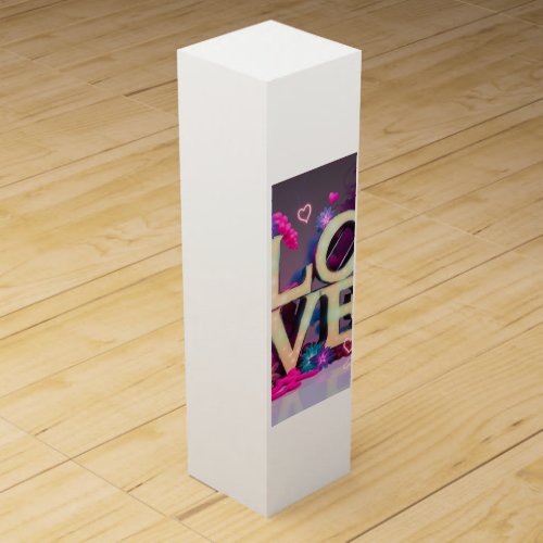 name Love collage Wine Box