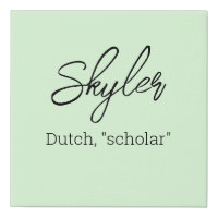 Name Meaning Canvas