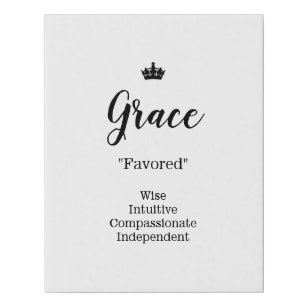 The Meaning of Grace Name  