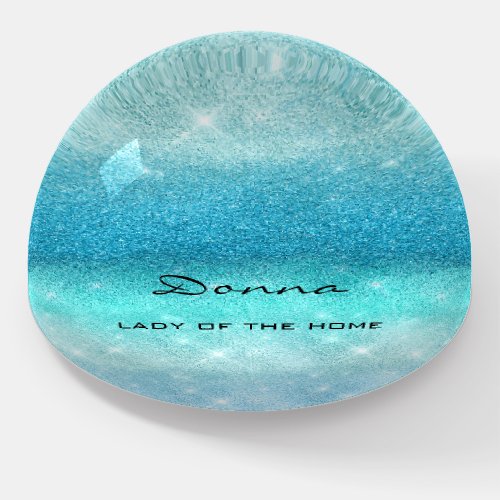 NAME MEANING Oceanic Blue Skywaterblue Ombre  Paperweight
