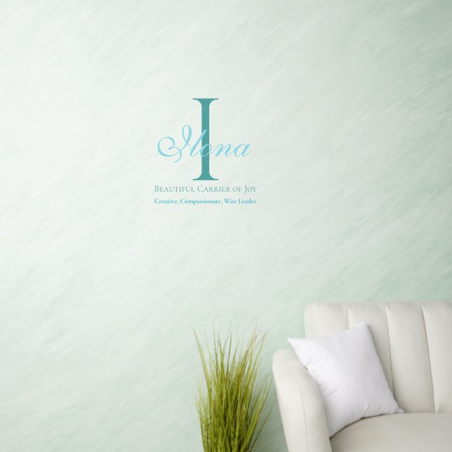 Name Meaning of Ilona 3 Wall Decal (Living Room)