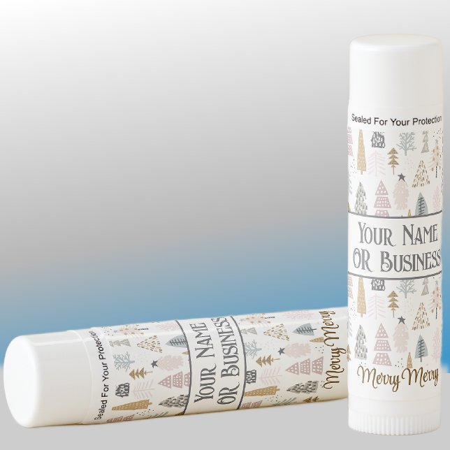 Name, Merry Merry, Winter Trees (12) Flavored  Lip Balm (Creator Uploaded)