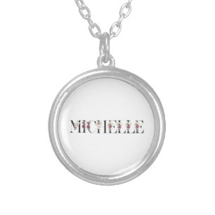 Name Michelle. Silver Plated Necklace